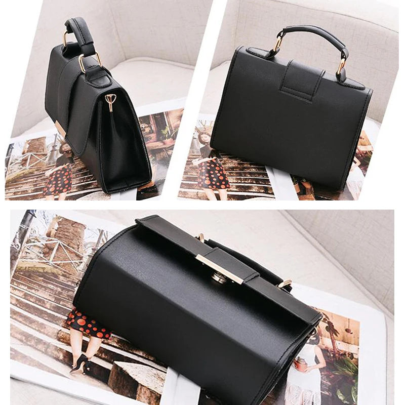 Fashion Women Bag Leather Handbags PU Shoulder Bag Small Flap Crossbody Bags for Women Messenger Bags