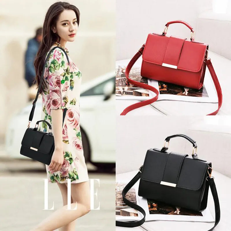 Fashion Women Bag Leather Handbags PU Shoulder Bag Small Flap Crossbody Bags for Women Messenger Bags