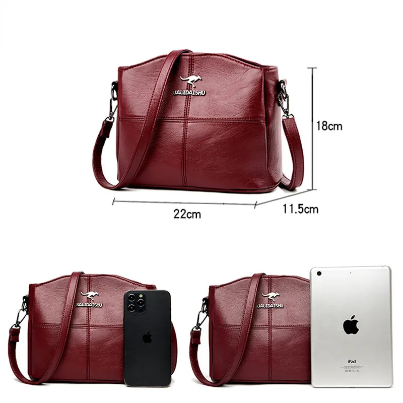 Fashion Female High Quality Soft Leather Bag Ladies Handbags 2023 Women Shoulder Bag Small Crossbody Bags for Women Sac A Main