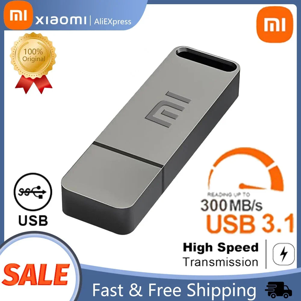 2023 TOP Xiaomi Original U Disk High-Speed Pen Drive U Flash Drive USB 3.1 Portable SSD 1TB 2TB For Laptop Computer 256GB 512G