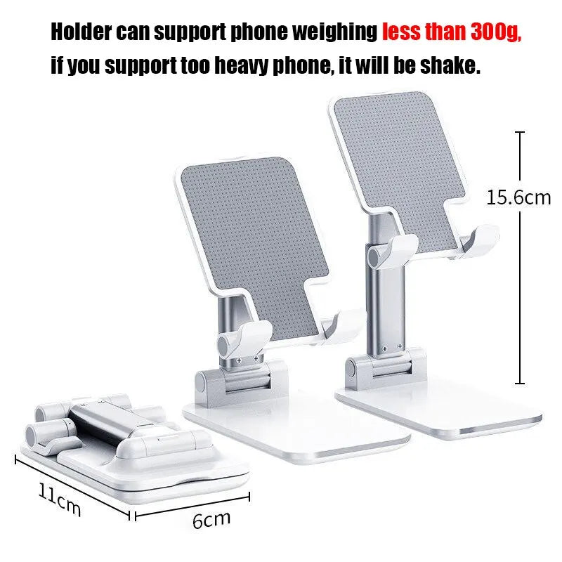 Mobile Phone Holder Stand Desktop Lazy Bedside Bracket Support Stand Foldable and Hoisting Multi-Function Telescopic Holder