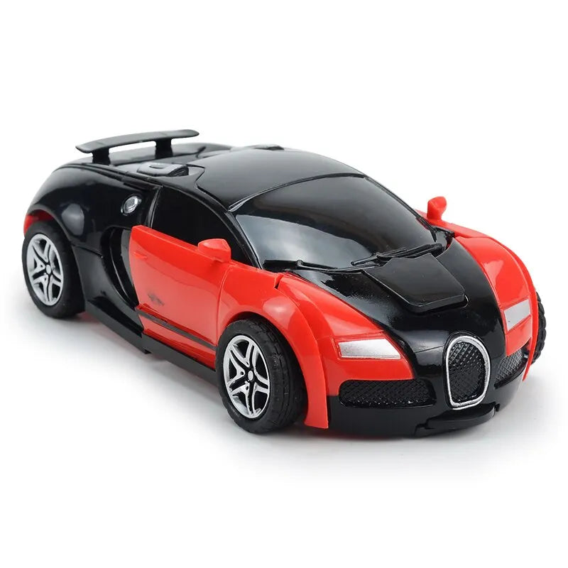 Transform CarRobot Model Car.Automatic Deformation Push and Go Car Vehicle Toy Race Car.Toys Easter Gifts for Boys