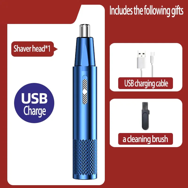 Nose Hair Trimmer USB Charging New High Quality Electric Portable Men Mini Nose Hair Trimmer