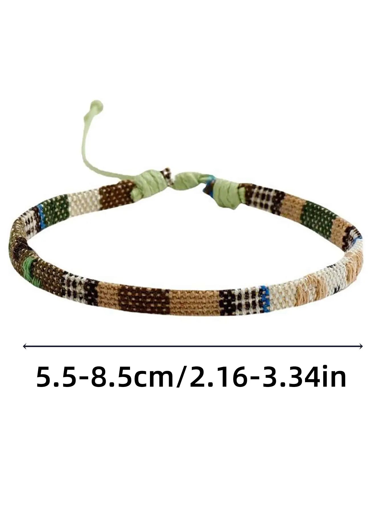 12 Boho Surfer Beach Bracelet Set Men & Women Braided Boho Summer Bracelets Handmade Festival Jewelry