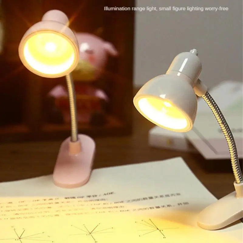 Mini Book Light LED Clamp Reading Lamp Night Lights Books To Read Bedside Table For Bedroom Study Clip Design Home Child Student