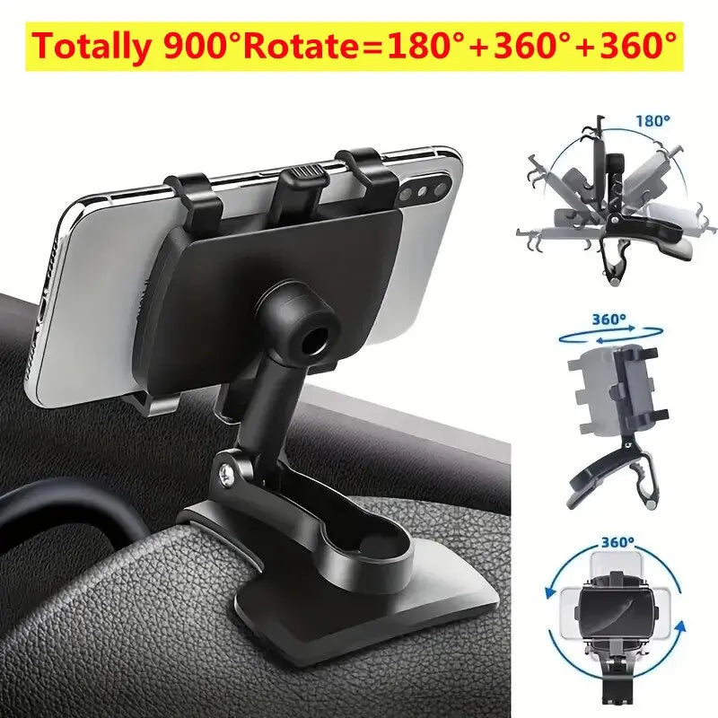 Car Phone Holder Stand Universal Dashboard Car Clip Mount GPS Bracket Car Mobile Phone Support in Car For iPhone Samsung Xiaomi