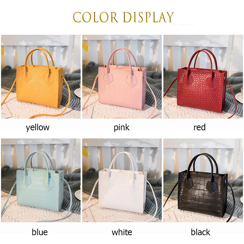 Fashion Women's Shoulder Bags Trendy Crocodile Patter Handbags Large Capacity Messenger Bag Crossbody Bags