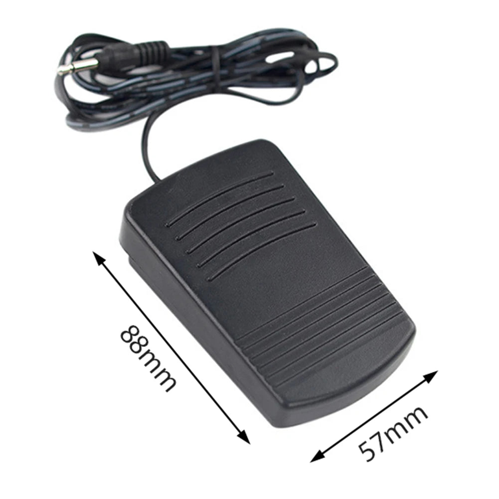 Foot Control Pedal with Power Cord Foot Pedal Adjustor Control Universal Portable Household Anti-slip Sewing Machine Accessories