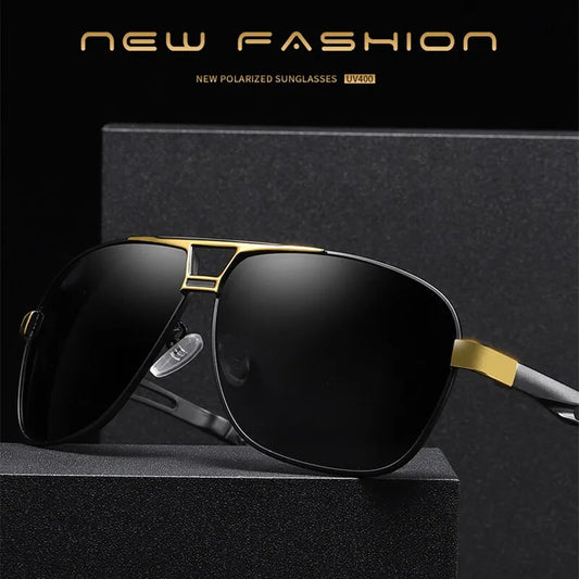 2023 New Square Photochromic Polarized Sunglasses Men Change Color Sun Glasses Chameleon Anti-glare Driving Oculos De Sol