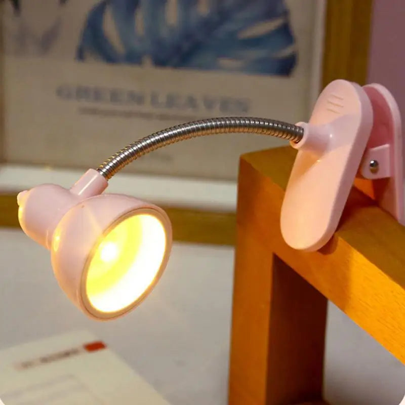 Mini Book Light LED Clamp Reading Lamp Night Lights Books To Read Bedside Table For Bedroom Study Clip Design Home Child Student