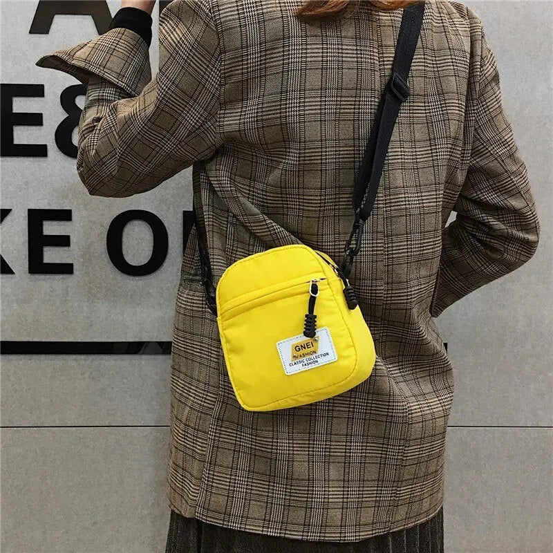 New One Shoulder Crossbody Bag Fashion Autumn And Winter Simple Nylon Japanese Women Ba