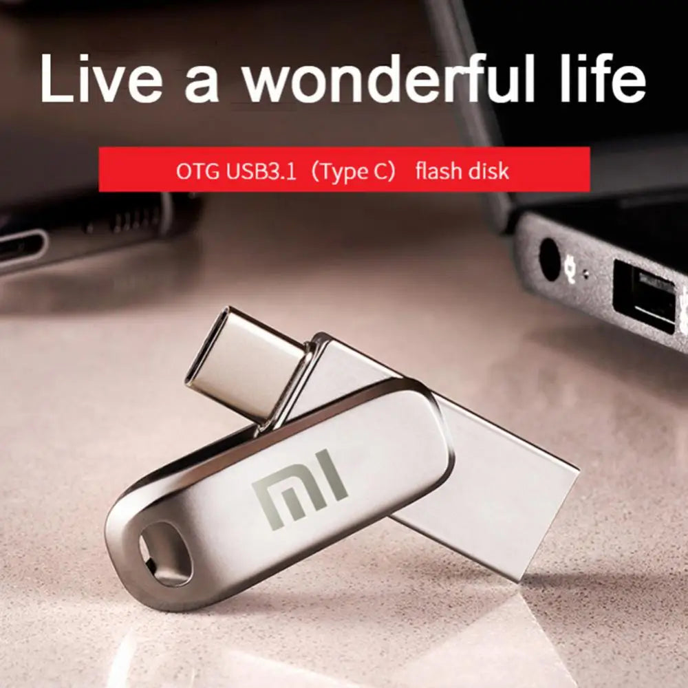 Xiaomi USB 3.1 Original U Drive 2TB 1TB 512GB Type-C Interface Mobile Phone Computer Mutual Transmission Portable USB Memory