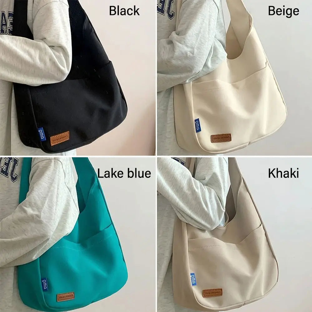 Casual Canvas Bag Women's Summer 2023 New Trendy Fashion Tote Bag All-match Large-capacity Shoulder Underarm Bag