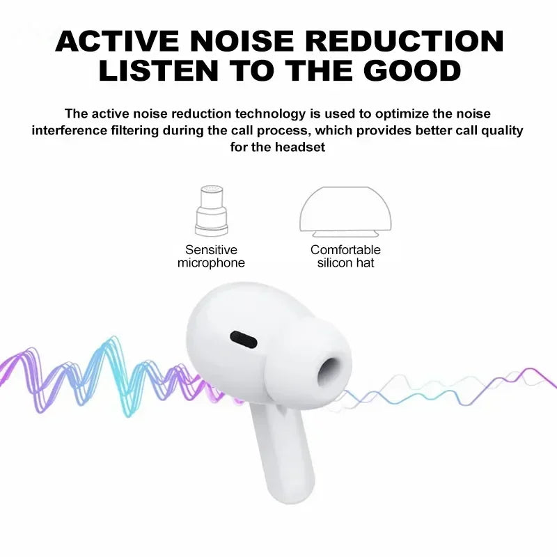 TWS Air Pro Bluetooth Earphone Wireless Earphone Sound Noise Cancelling Bluetooth Earbuds Touch Control Headphones