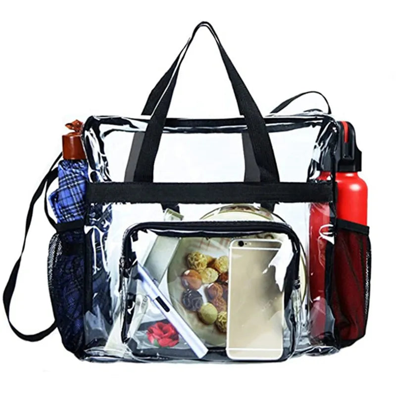 Portable Transparent Shoulder Crossbody Bag Tote Satchel Handbag For Women Lady 2023 New Fashion Hot Sale